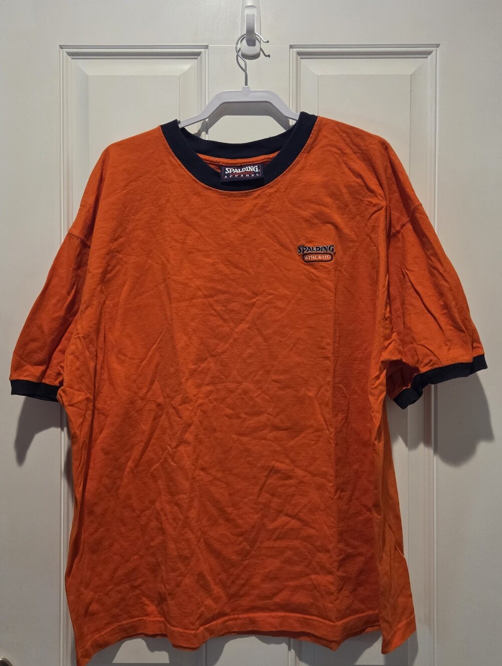 Vintage Spalding Athletic 90s Y2K Short Sleeve Ringer Tee Shirt Men's 2XL